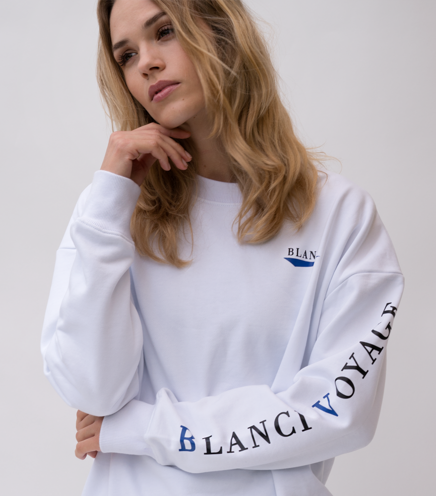 新品　Bibiy ANGELICA SWEATSHIRT 白 PRE ORDER｜Bibiy.