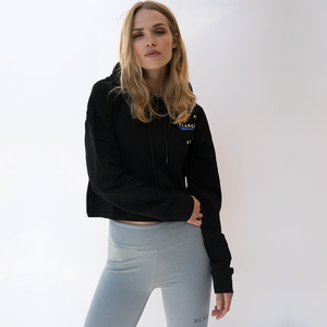 BLANCI WELLNESS CROP HOODIE BLACK