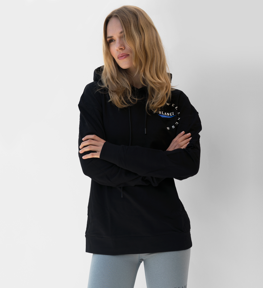 Blanci wellness hoodie black