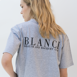 BLANCI RACQUET CLUB CROP T-SHIRT GREY