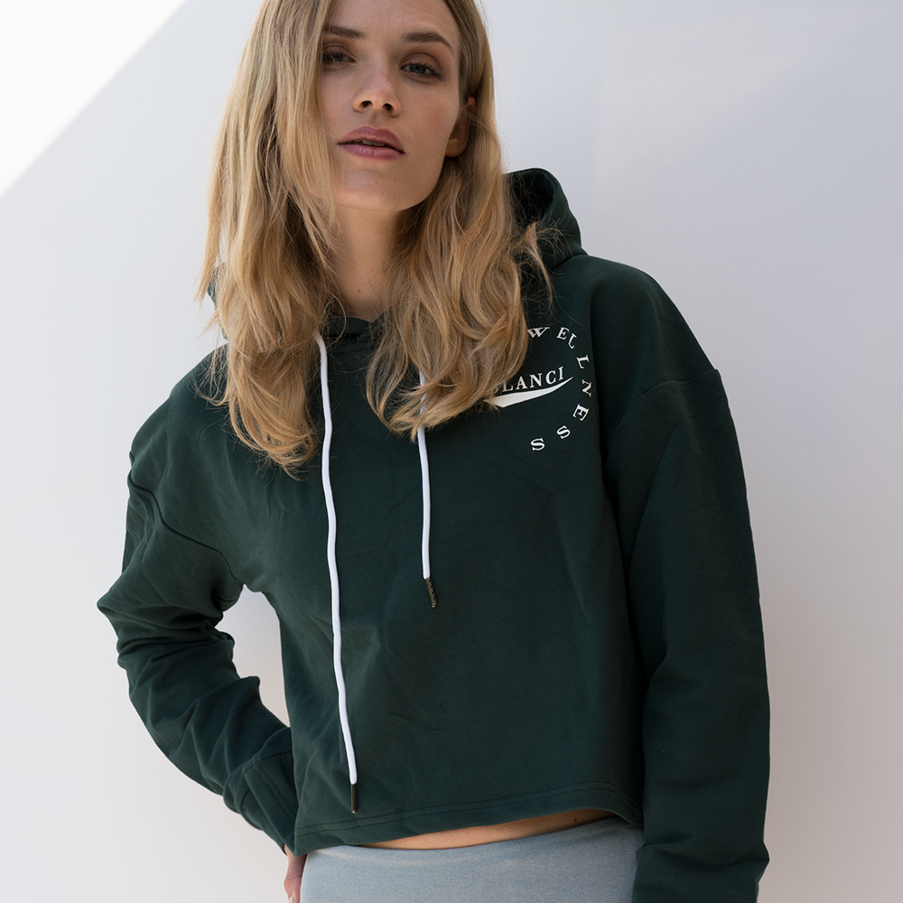 BLANCI WELLNESS CROP HOODIE