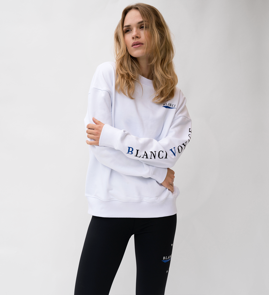 Blanci Sweatshirt White – BLANCI - Main Image