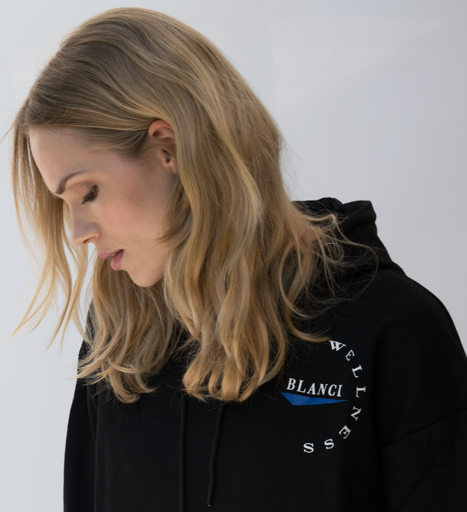 Blanci wellness hoodie black