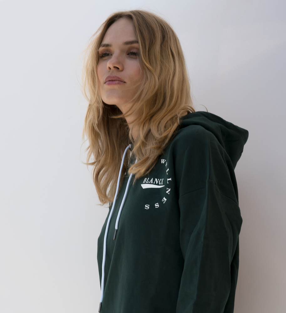 Wellness hoodie green