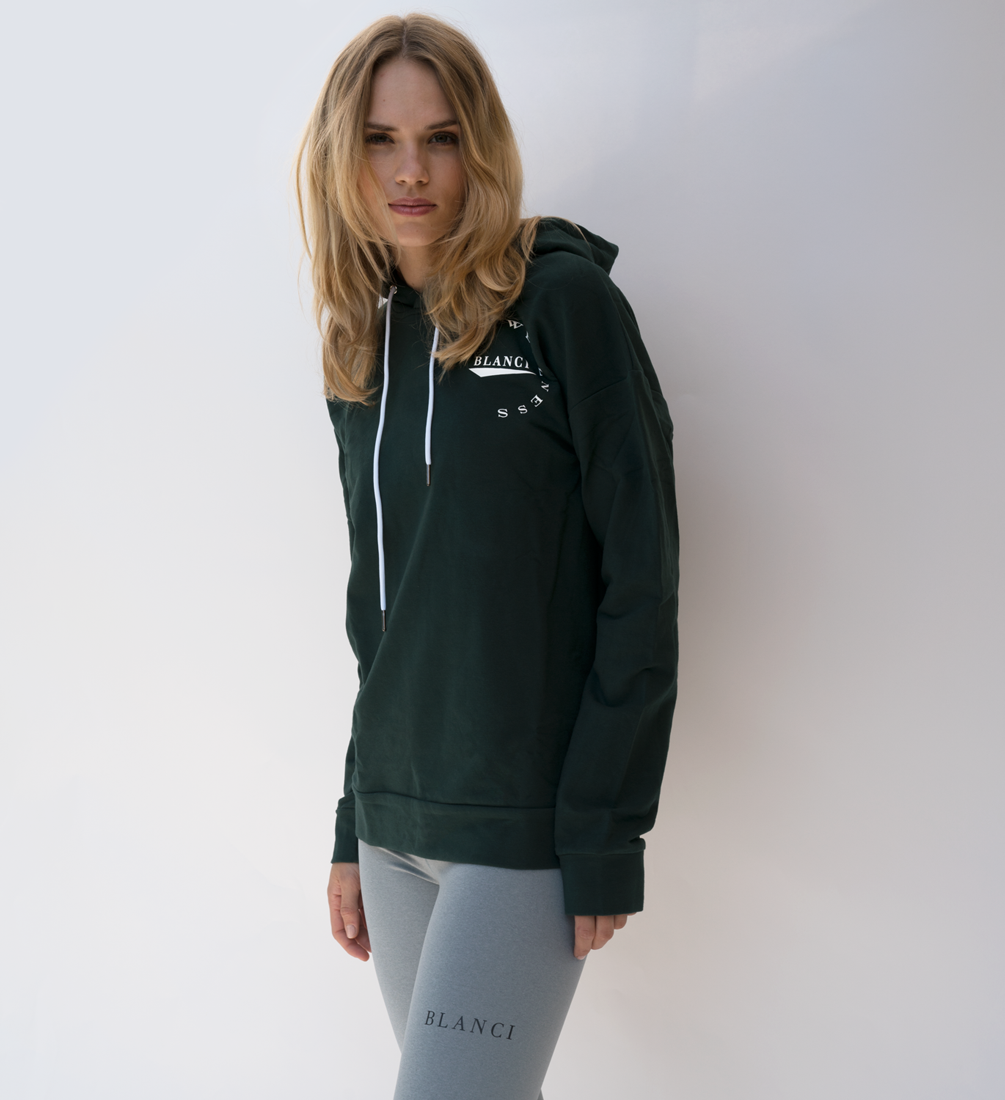 Wellness hoodie green