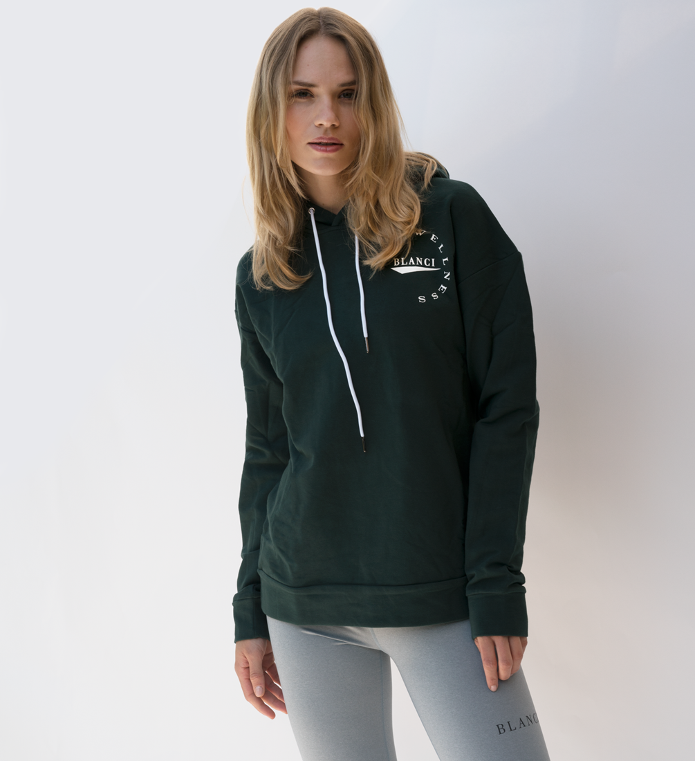 Wellness hoodie green