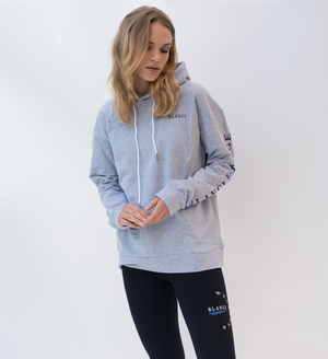 blanchi voyage hoodie grey