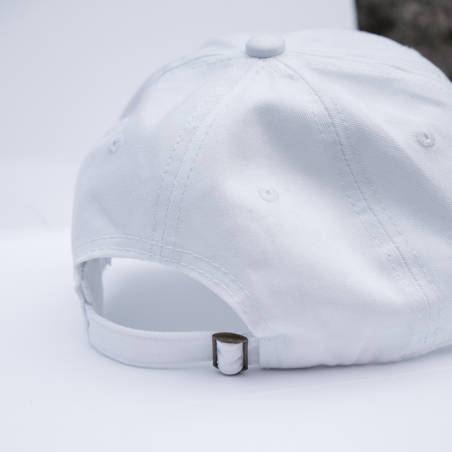 Blanci cap white blue logo